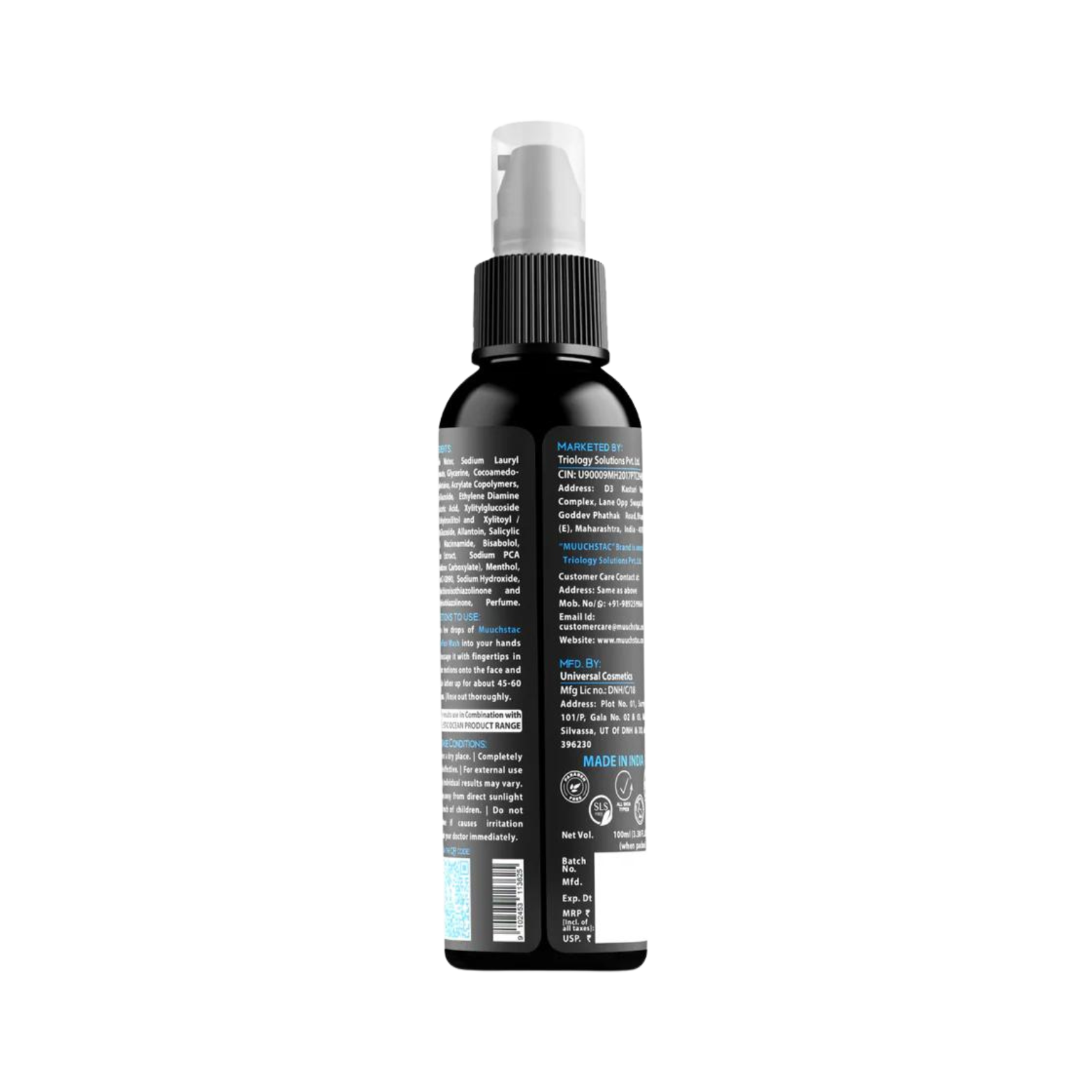 Muuchstac Ocean Facewash for Men – 100ml